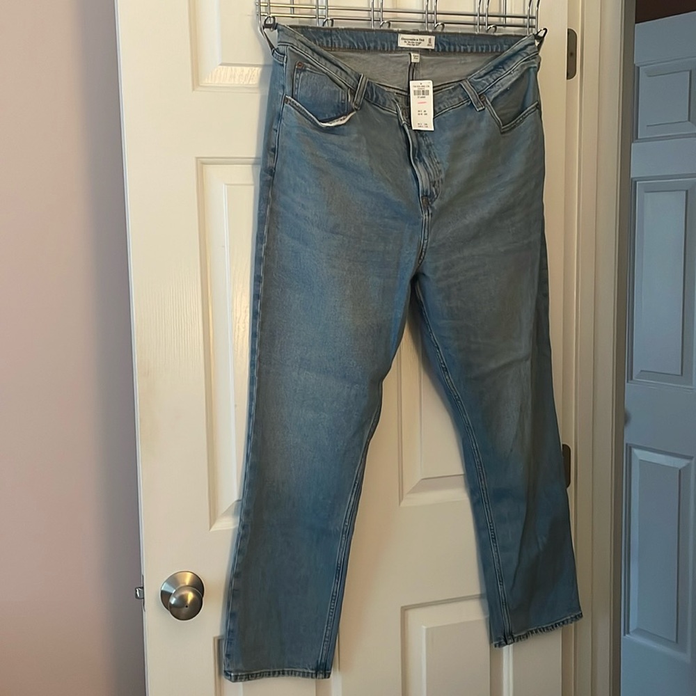 NWT Abercrombie & Fitch curve love 90s slim 33s